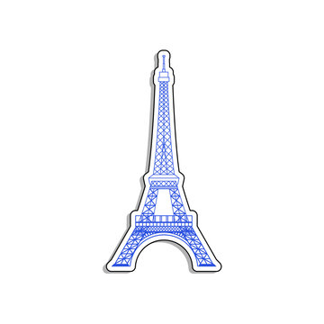 Eiffel Tower Label
