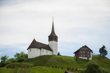 Fototapeta na wymiar Switzerland castle