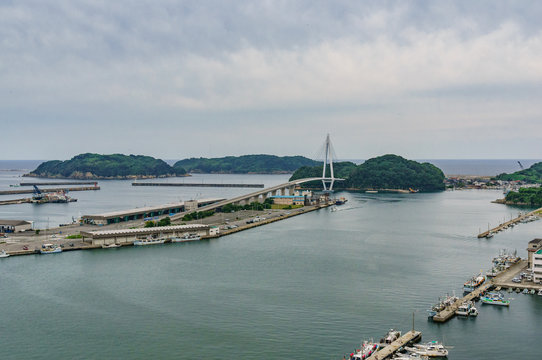 japanese landscape - hamada port - shimane