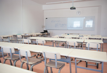 Empty classroom