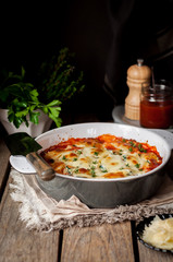 Baked Stuffed Conchiglioni with Tomato