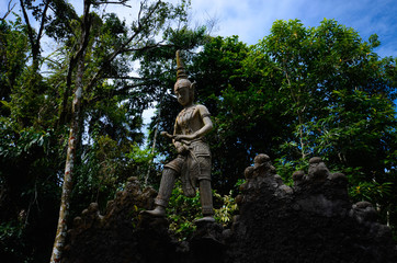 Fototapeta premium Der magische und geheime Garten von Koh Samui in Thailand 