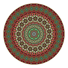 Flower mandala. Vintage decorative elements.