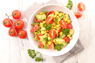 tomato and avocado salad