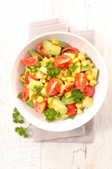 tomato and avocado salad