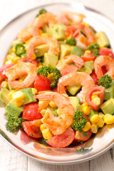 salad with shrimp