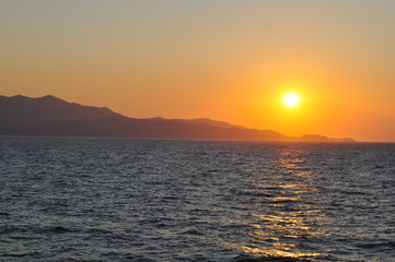 Greece sunset