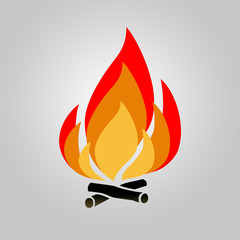 Illustration of a Fire Icon