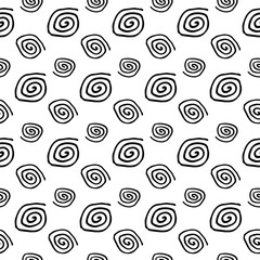 Abstract Spiral Seamless Pattern