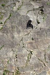 Rock climbing club. Climber.