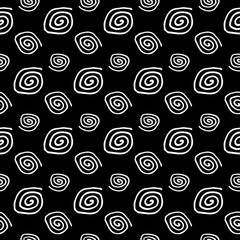 Abstract Spiral Seamless Pattern