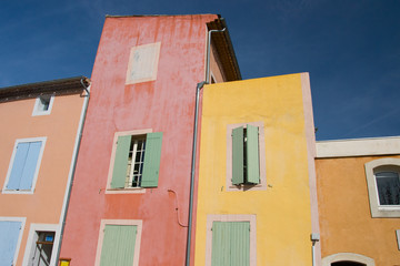 Fototapeta na wymiar Roussillon Buildings