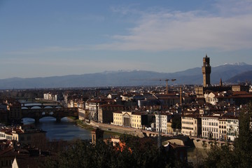Florenz, Aussicht von Piazzale Michelangelo