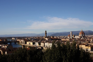 Florenz, Aussicht von Piazzale Michelangelo