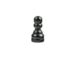 Black Chess Figure on White - Pawn