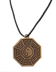 Bagua Yin and Yang Eight Symbols Amulet Octagon