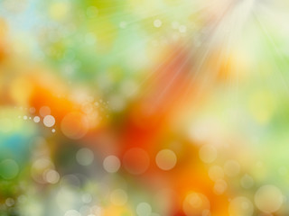abstract background summer red yellow blurred