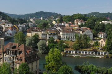 Schweiz: Die Kur- und Bäderstadt Baden im Kanton Aargau