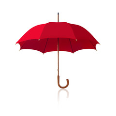 roter Schirm