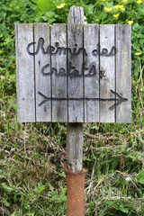 Chemin des Crétets. Les Adrets. Chamonix.