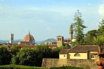 Fototapeta premium Florence, Italy. The view on the city.