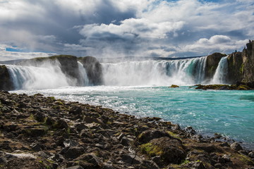 Obraz premium Waterfall Godafoss on Iceland