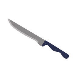 Steack steel knife. Kitchen utensil. Abstract design. Vector illustration