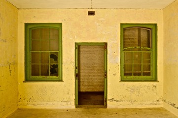 Internal Green Windows and Door Frames