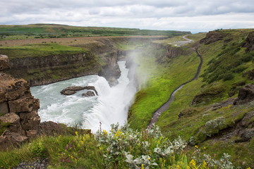Gulfoss falls in Iceland