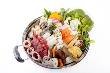 Foto auf Acrylglas Antireflex  Japanese food hotpot shabu © pla2u