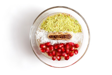 Traditional Turkish dessert ashure - Noah's Pudding