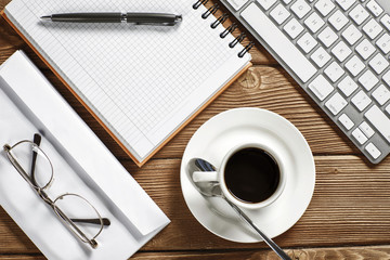 Business still life concept . Mixed media