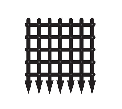 Vector Image Of A Portcullis/castle Gate