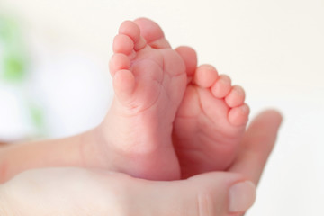 Obraz na płótnie Canvas Little baby feet