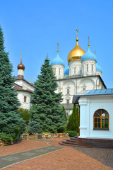 Fototapeta na wymiar Moscow. Novo-Spassky monastery