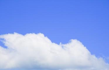 Naklejka na ściany i meble blue sky background with cloud in nature beautiful