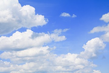 blue sky background with cloud in nature beautiful