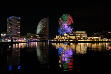 みなとみらいの夜景