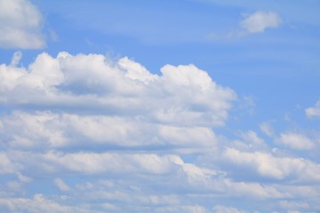 Fototapeta premium blue sky background with cloud in nature beautiful