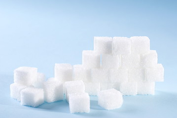 stack of sugar cubes