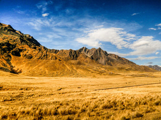 Cordillera of the andes, Peru