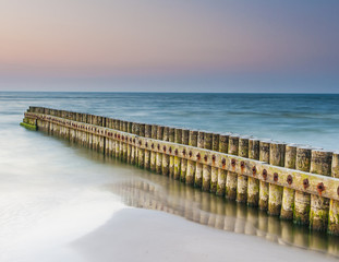 beautiful view of Polish Baltic Sea