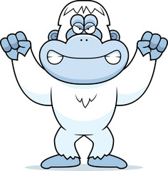 Angry Cartoon Yeti