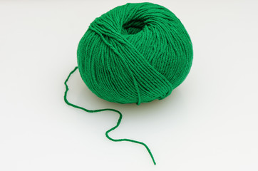 Ball of woolen threads