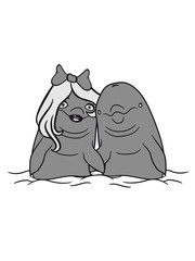 Couple couple love in love girl woman female pretty beautiful hair long loop girl water dolphin swim cute cute