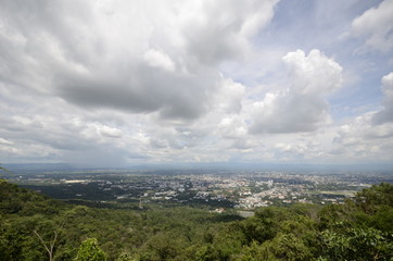 Fototapeta premium Aussicht auf Chiang Mai, Thailand