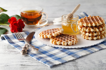 Homemade Viennese wafers