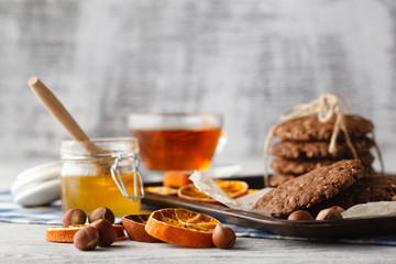 Homemade oat cookies