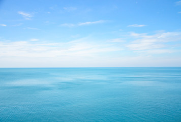 Sea ocean and blue sky