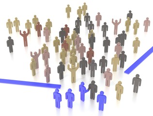 Accepting migrants with open border